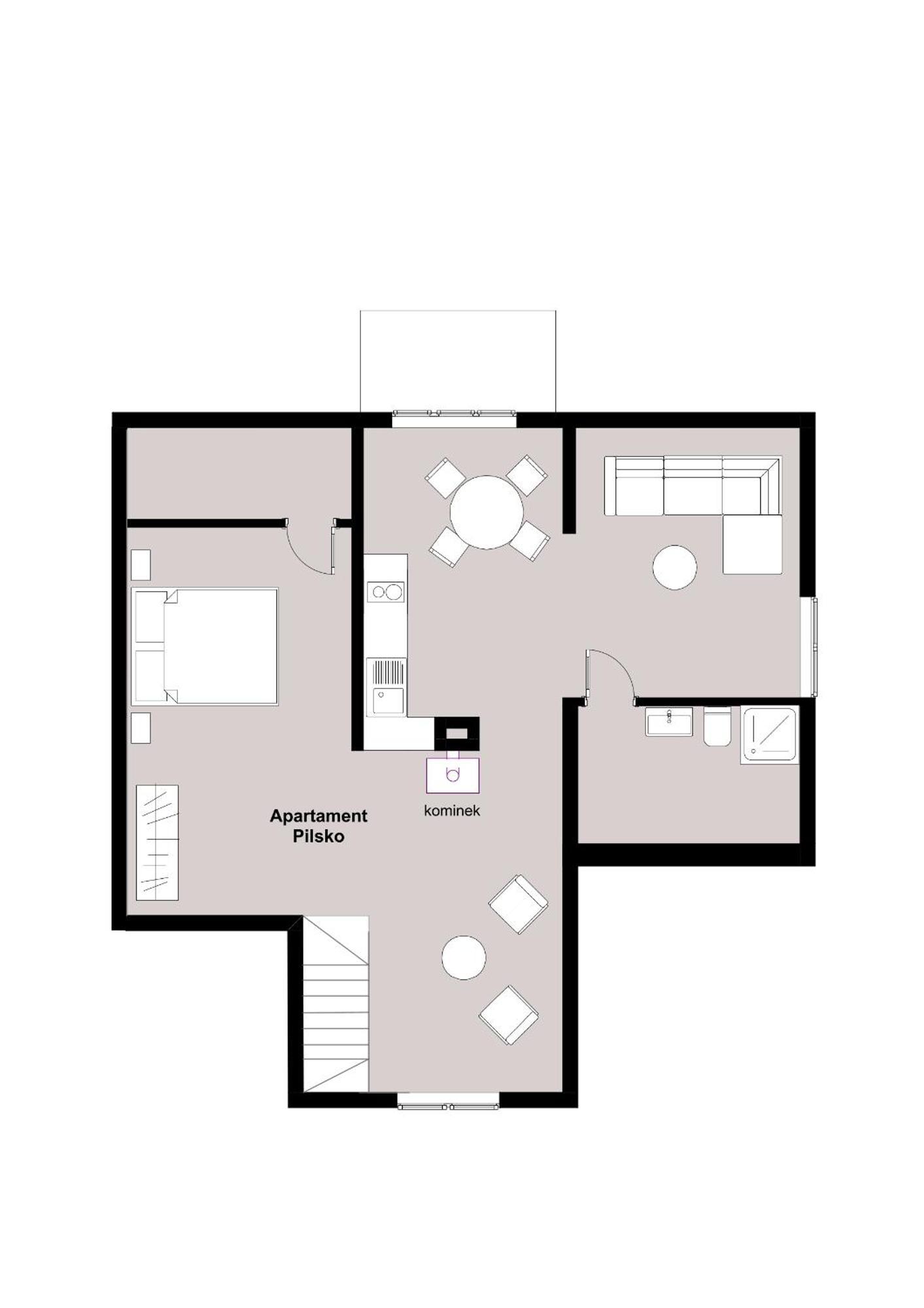 W Deski Dom Apartamenty Krzyzowa ภายนอก รูปภาพ